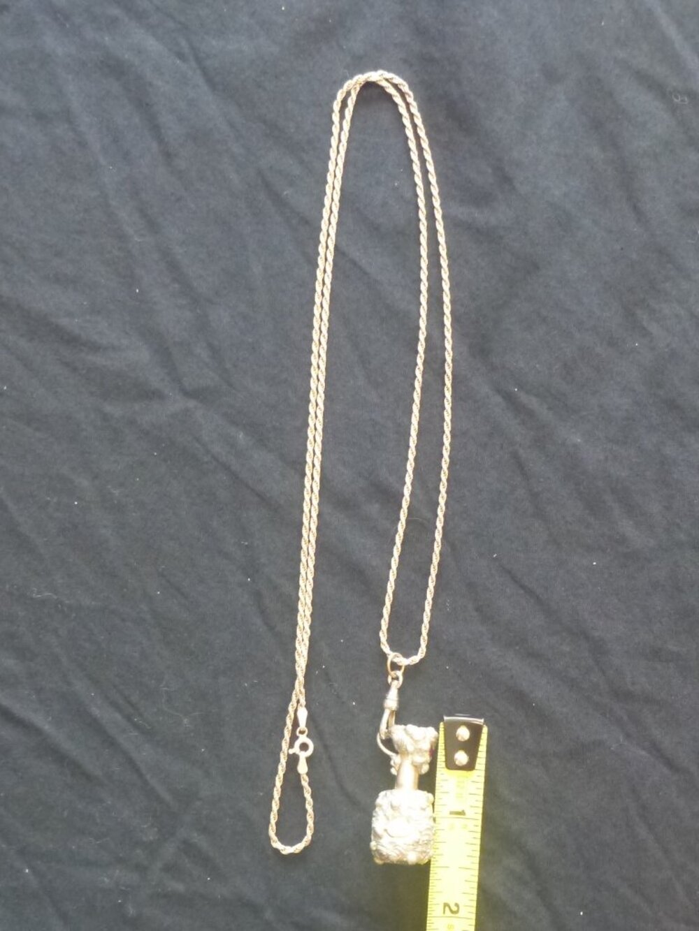 Rare 1991 Coley Artisan Signed Sterling Silver Kaleidoscope Pendant Necklace - Picture 3 of 8